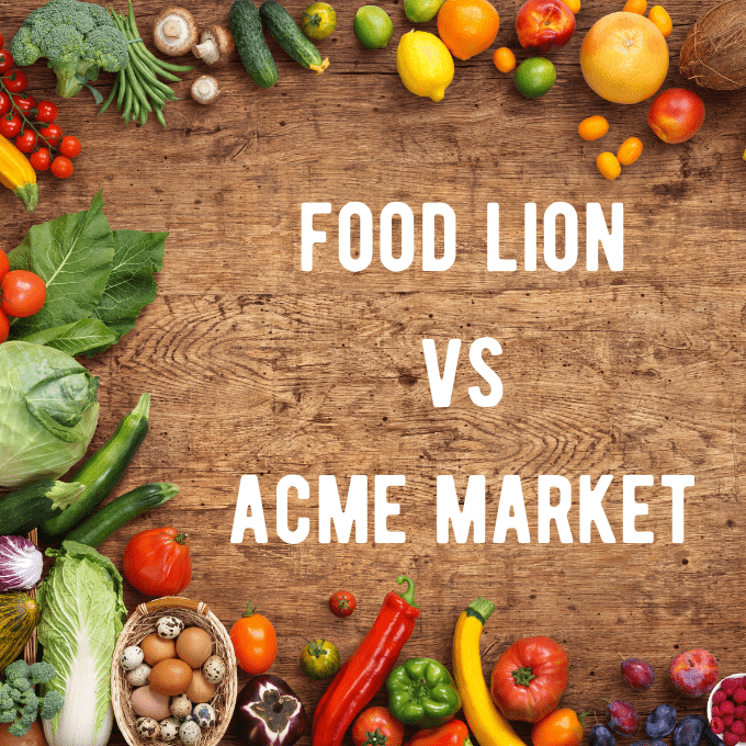 Food Lion vs Acme Markets: Who is Cheaper?