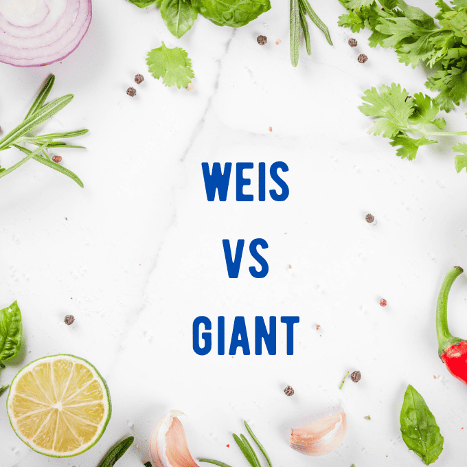 Weis vs Giant Foods: Who is Cheaper for Groceries?