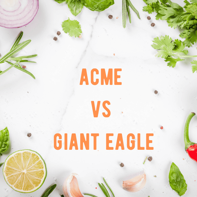 Acme vs Giant Eagle: Who is Cheaper for Groceries?