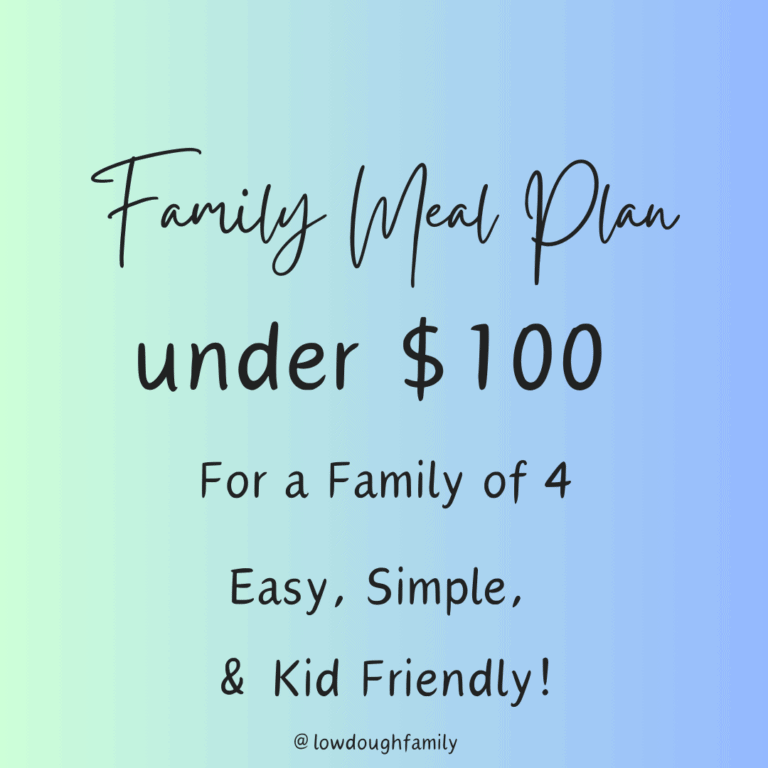 Easy and Affordable Meal Plan for Busy Families ($88 at Walmart!) Week #9