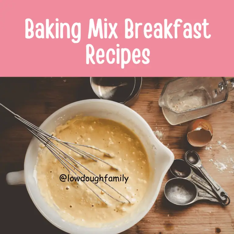 Low-Cost Breakfast Ideas using Baking Mix
