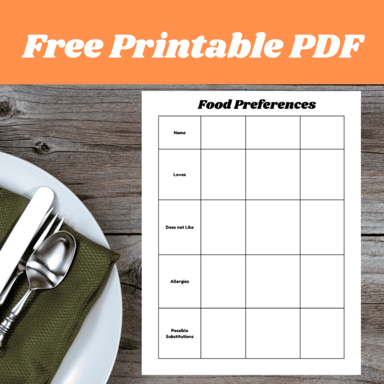 Food Price Tracker PDF (Free Printable) – Low Dough Family