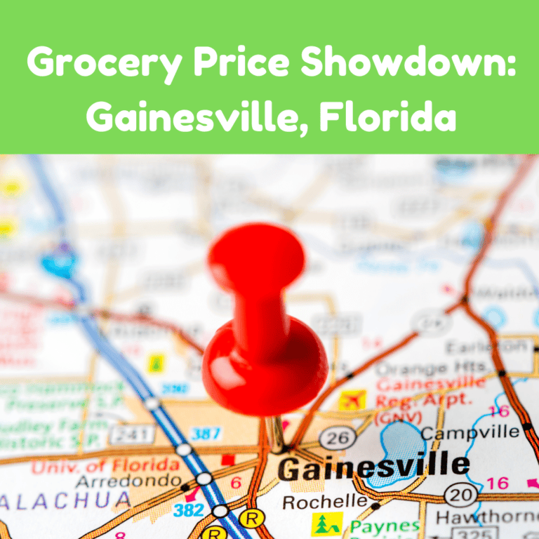 Grocery Price Showdown: Gainesville, Florida