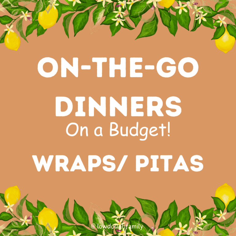 Wraps and Pita on a Budget! (Free PDF)