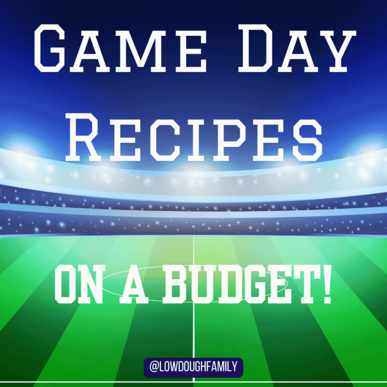 Game Day Ideas on a Budget! (Free Recipes PDF)