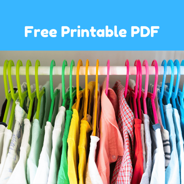 Family Clothing Inventory (Free PDF)