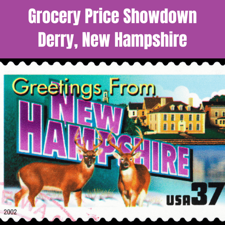 Grocery Price Showdown: Derry New Hampshire