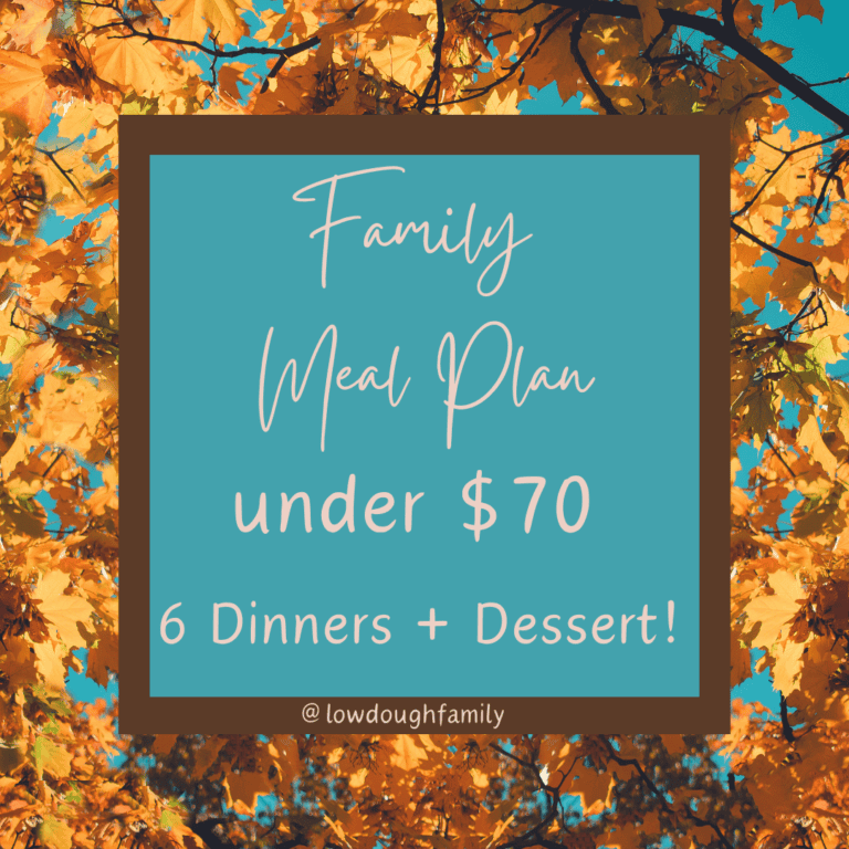 Whole Week of Dinners & Dessert for $70 at Walmart! (Week #37)