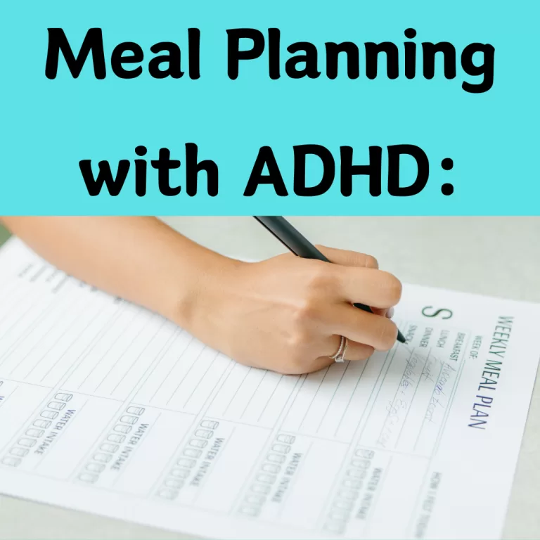 Tips for Meal Planning with ADHD