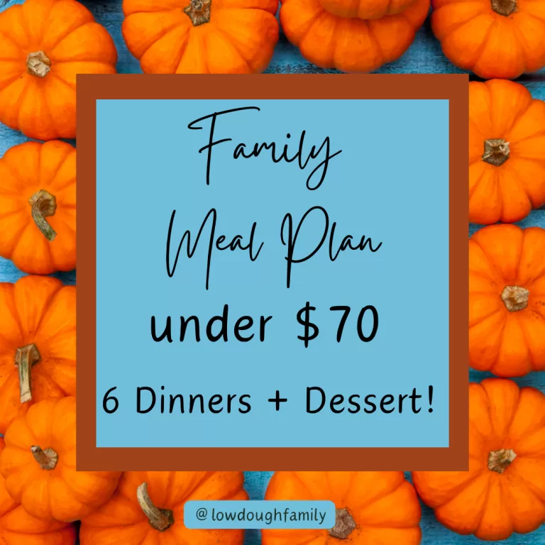 Comforting & Wholesome Dinners + Dessert for Under $70 (Week #42)