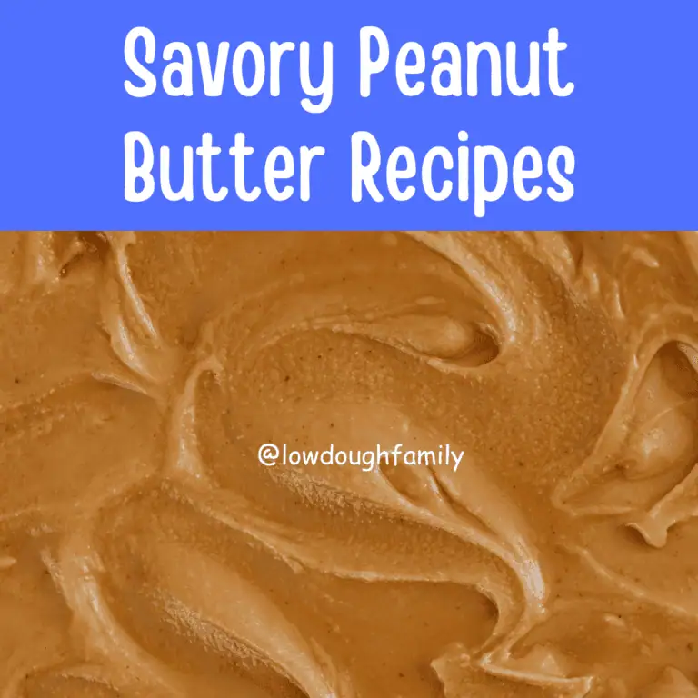 Savory Peanut Butter Recipes to Try!