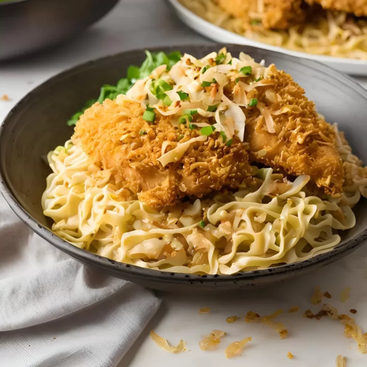 French Onion Chicken with Pasta