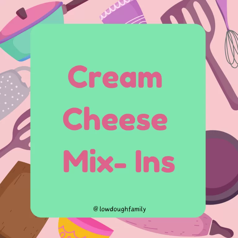 Cream Cheese Mix Ins to make at Home!