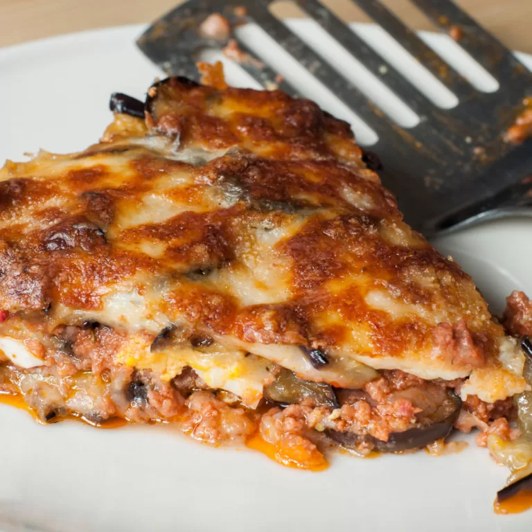 Cheesy Eggplant Pasta Bake