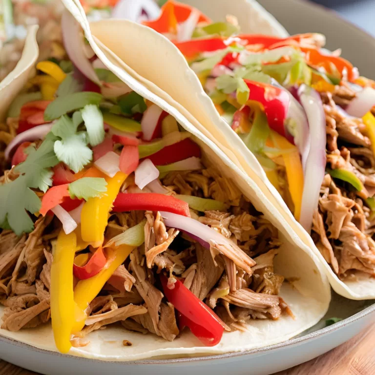 Pulled Pork Fajitas with Mexican Rice