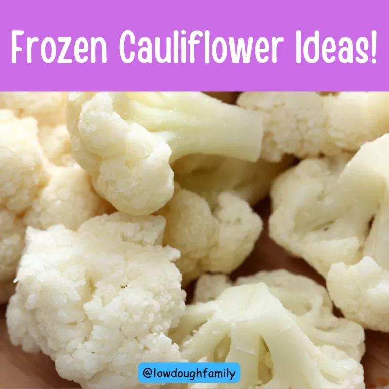 8 Frozen Cauliflower Side Dishes!