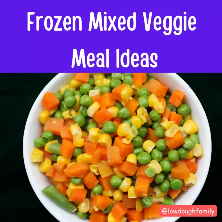 10 Quick Dinners using Frozen Mixed Veggies