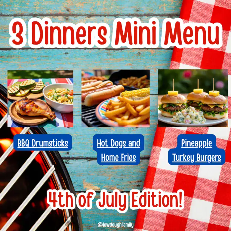 Mini Meal Plan #5: 3 Simple Cookout-Inspired Dinners on a Budget