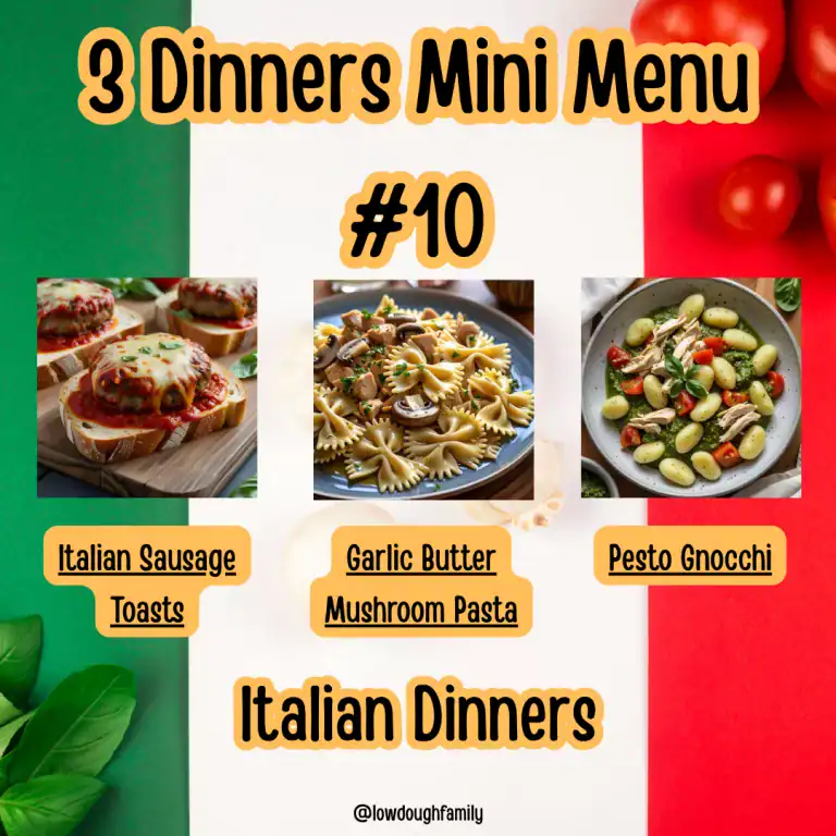 Little Italy on a Budget: 3 Easy Dinners with Big Flavor (MM#10)