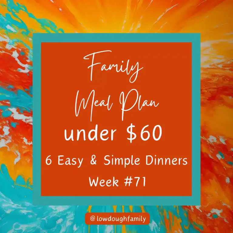 Feed Your Family for Less: 6 Delicious No-Oven Dinners for $60 (Week #71)