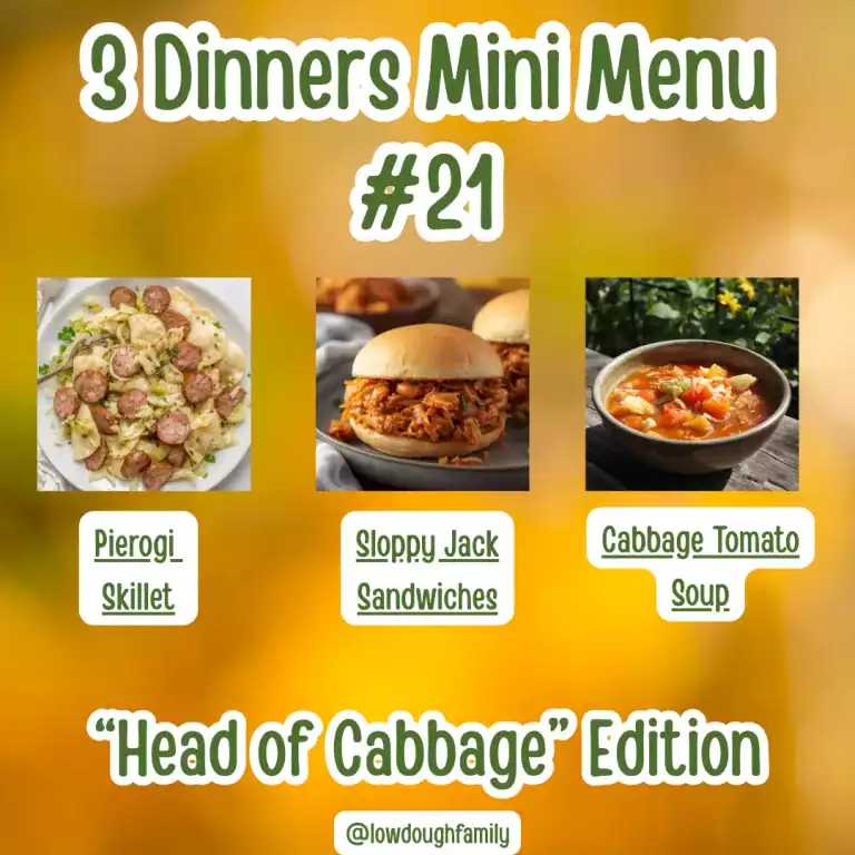 Cabbage 3 Ways: Simple, Affordable Dinners for the Week (MM#21)
