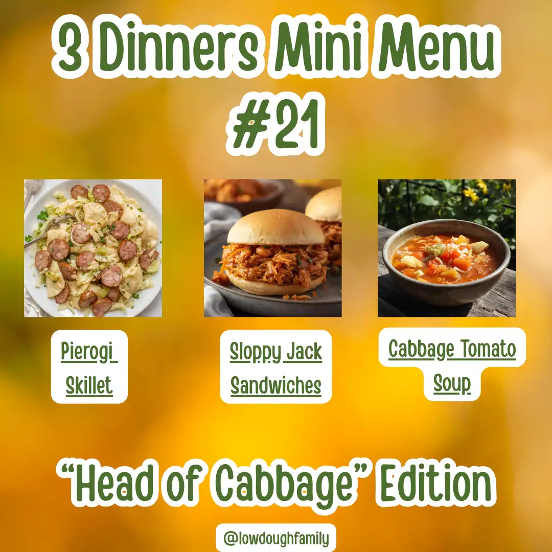 Cabbage 3 Ways: Simple, Affordable Dinners for the Week (MM#21)