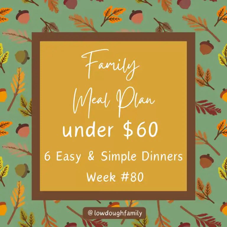 5-Ingredient Family Dinners to Get You Through a Busy Week (Menu #80)