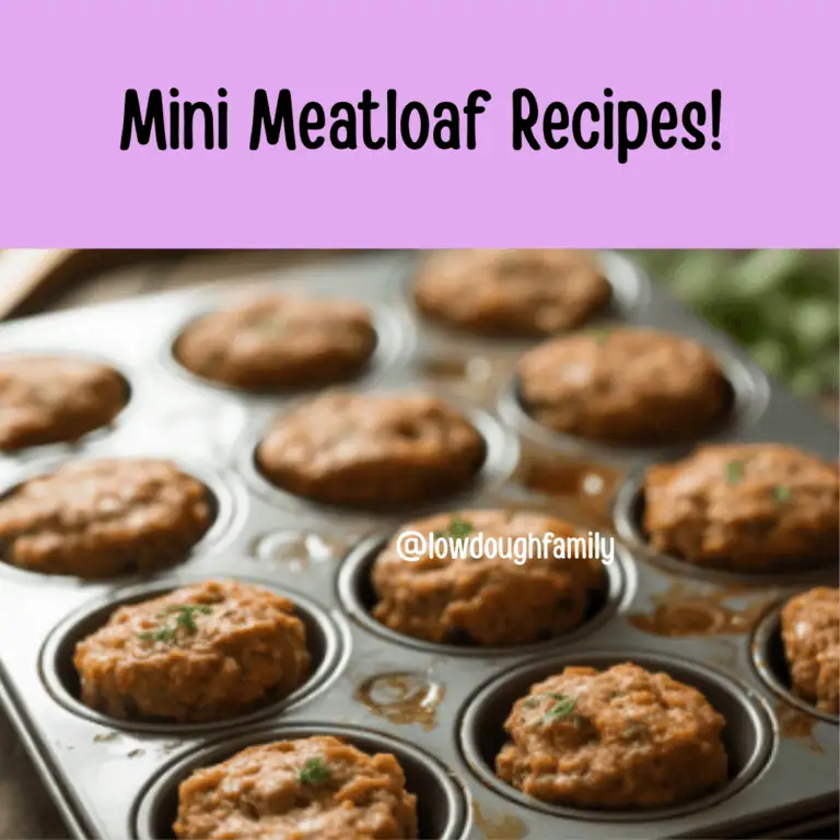 Budget-Friendly Mini Meatloaves for Busy Families