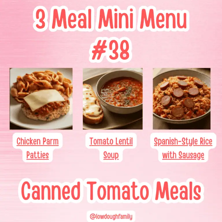 3 Easy Dinners Under $30 Using Canned Tomatoes (Mini Menu #38)