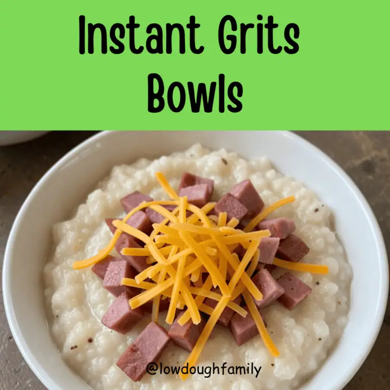 Easy Instant Grits Bowls for Quick, Filling Breakfasts